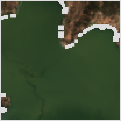 Observación de 2 ene 2025 de Laguna de Aculeo; gris sin datos válidos