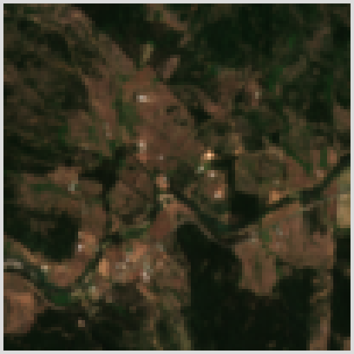 Recortes Sentinel-2 de un terreno del Maule en enero y julio de 2024, utilizados como control de estacionalidad.